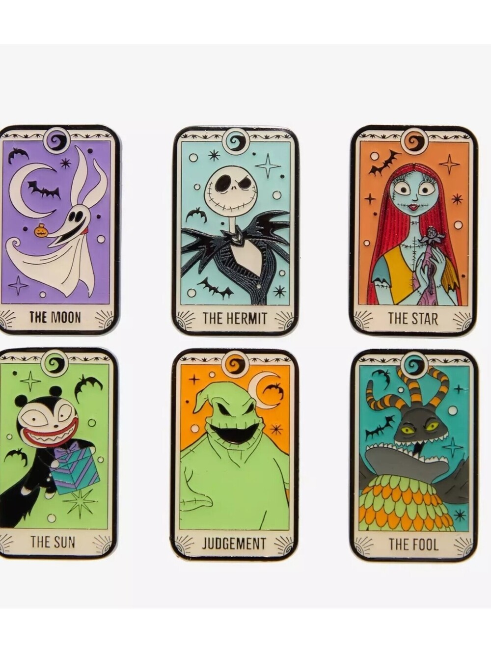 Loungefly The Nightmare Before Christmas Tarot Card Blind Box Enamel Pin